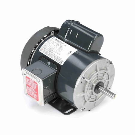 Leeson General Purpose Farm Duty Motor 0.75 HP, 1 phase, 1800 RPM, 115/208-230 V, 56 Frame, TEFC F103